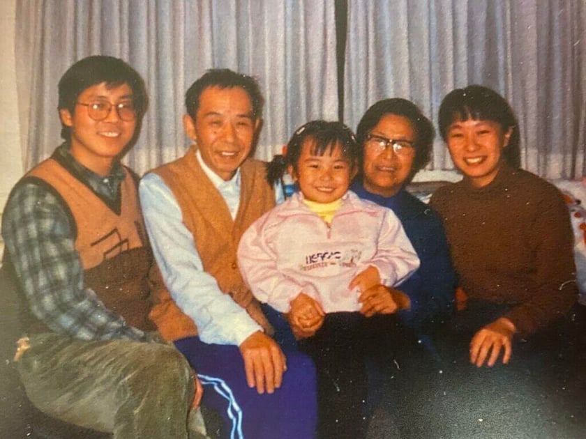 loving family photo