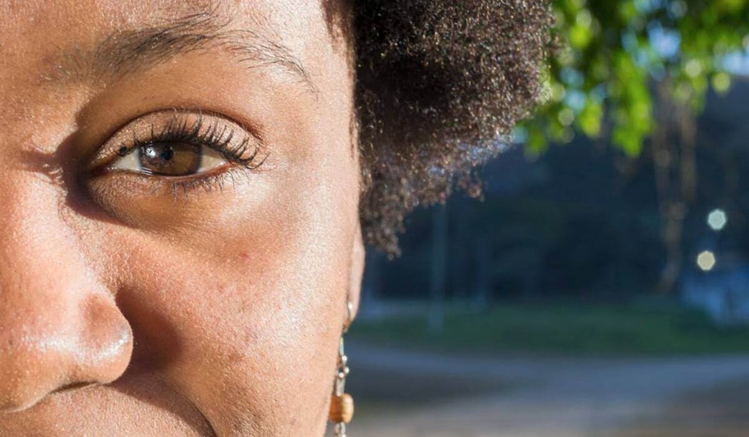 Close-up photo of an older black woman